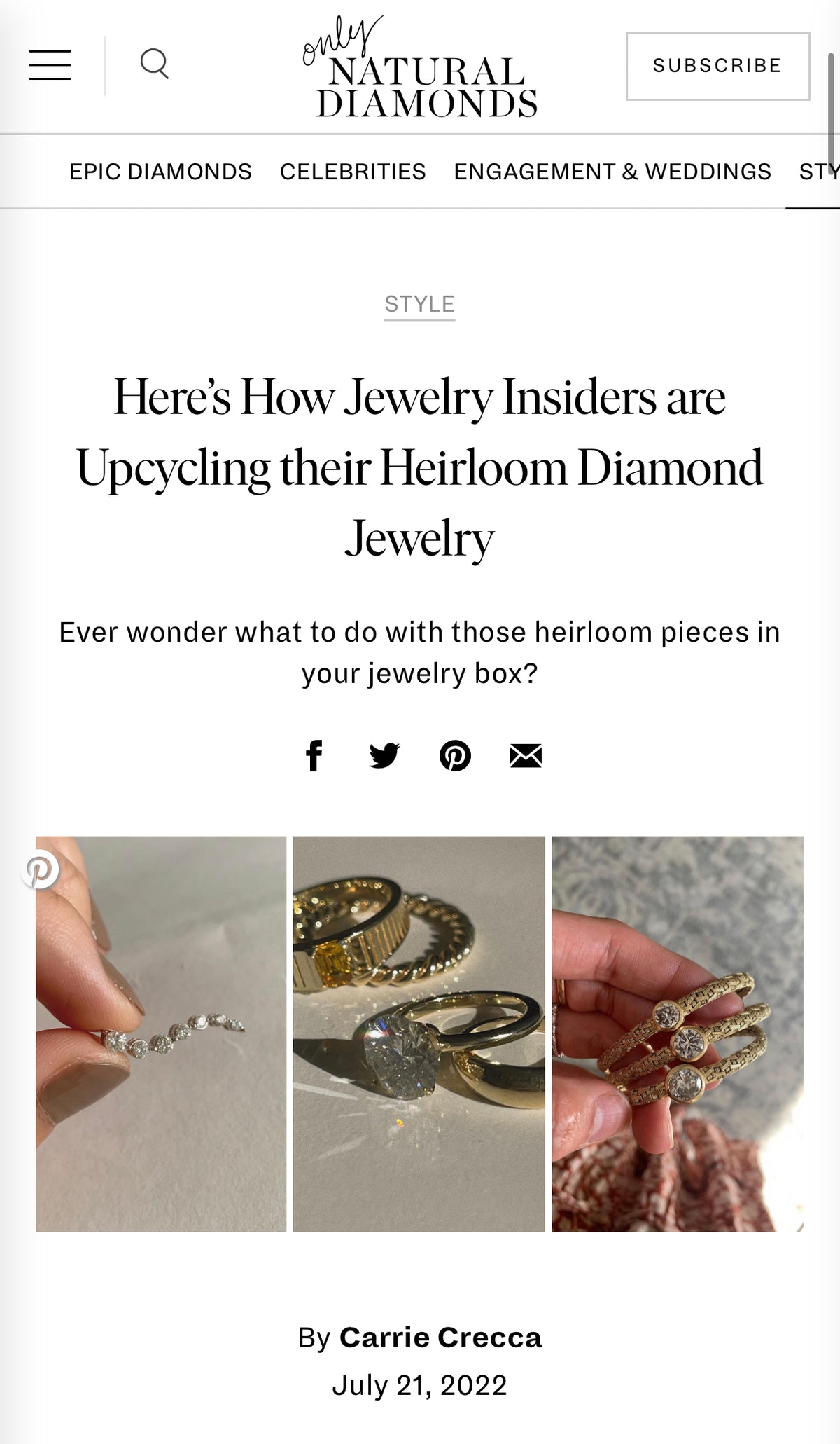 Only Natural Diamonds