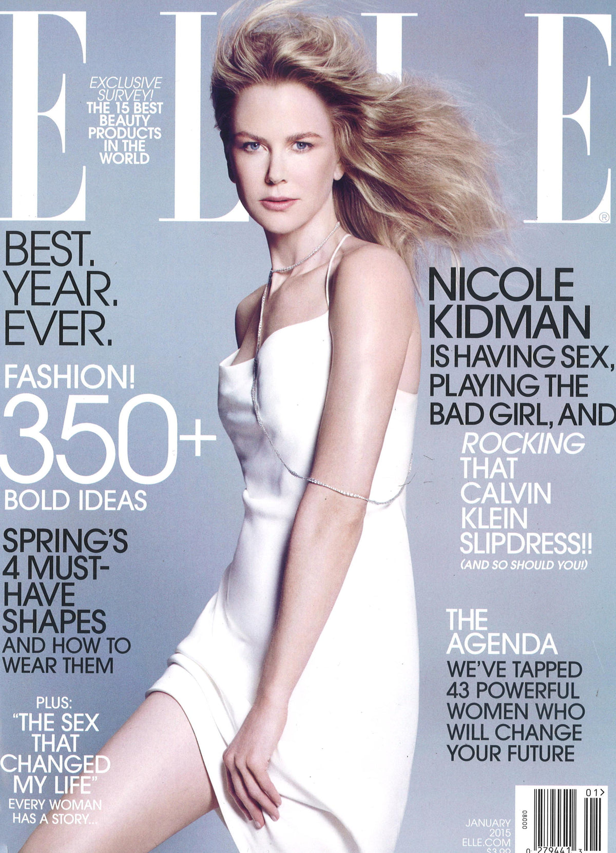 elle magazine cover with nicole kidman