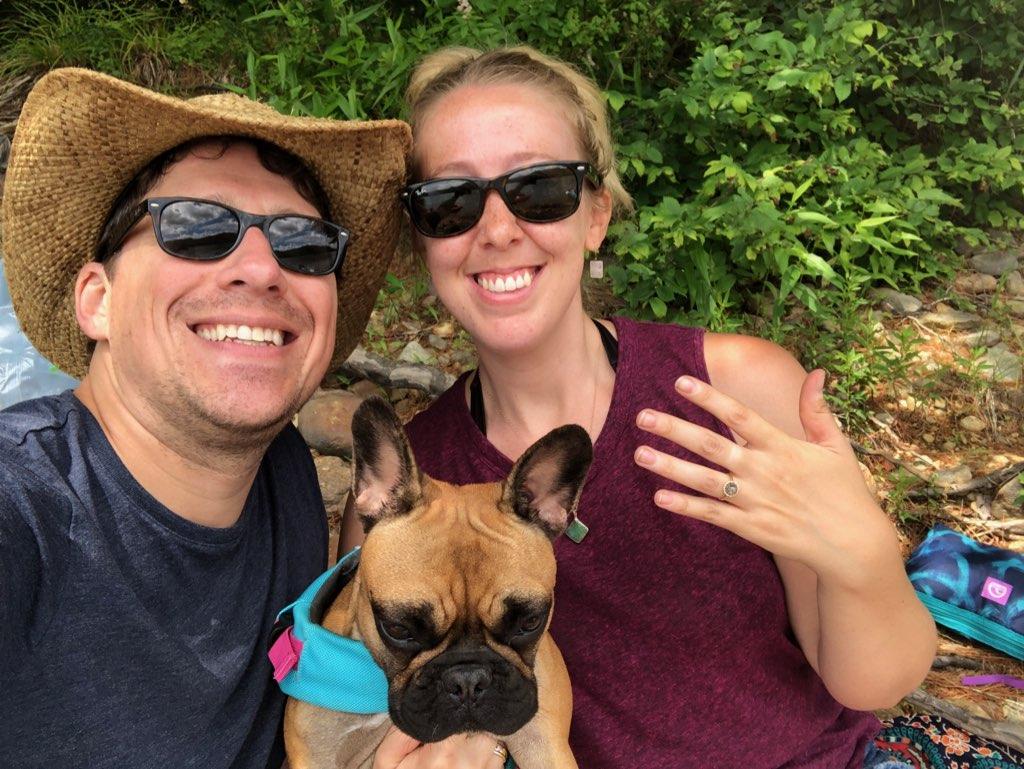 coleman and stephanie engagement photo