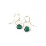 Malachite Single Drop Earrings Earrings 756A0787