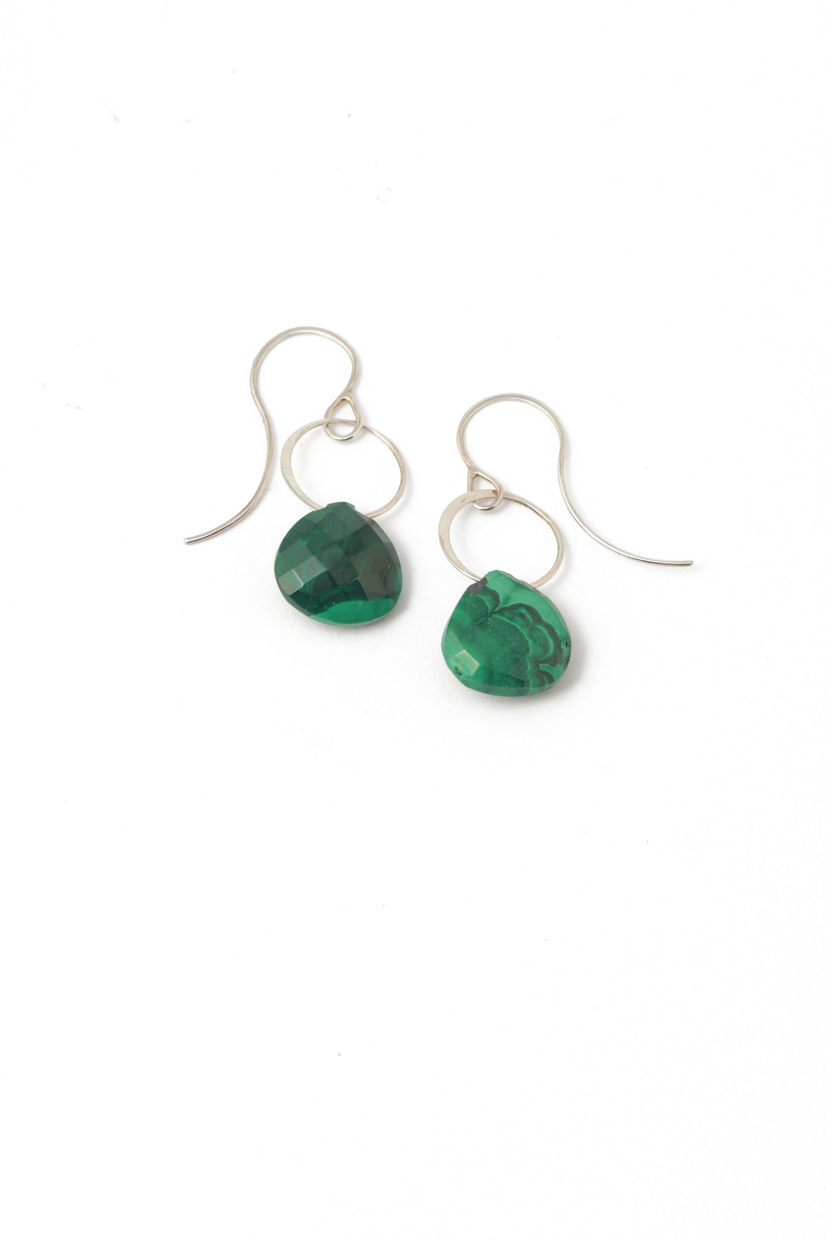 Malachite Single Drop Earrings Sterling silver Earrings 756A0790_407ca71e-86b2-469a-b31e-ee12f79ee0aa