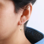 Citrine Single Drop Earrings EARRINGS 756A3864