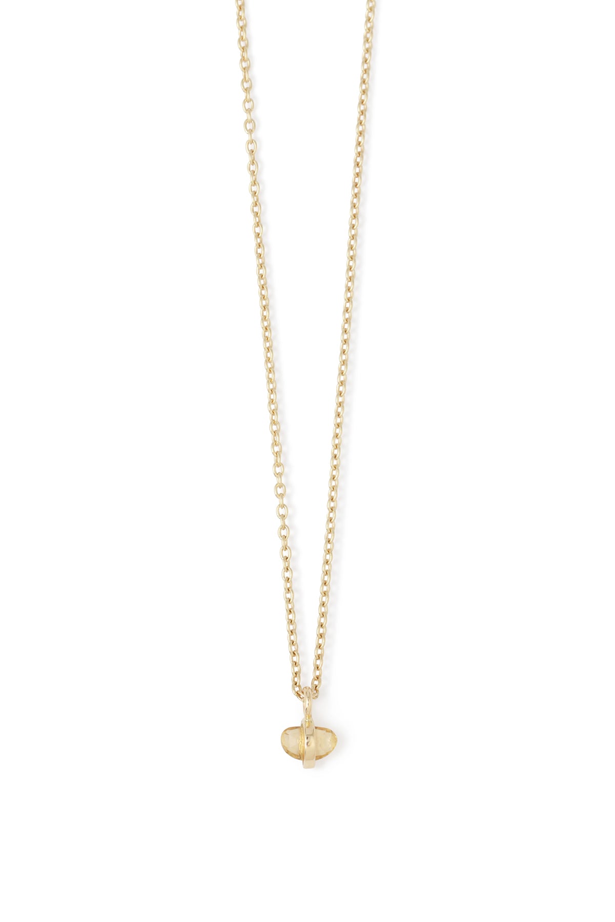 Small Freeform Citrine Necklace Necklaces 756A4423