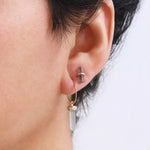 Micropave Diamond Wrapped Aquamarine Hoop Earrings EARRINGS 756A4438_efc7392f-82b6-40a7-a6c0-76d870a7c391