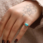 Freeform East-West Turquoise Ring BFCM Stock Ring 756A5181
