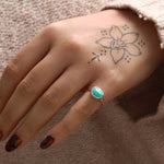 Freeform East-West Turquoise Ring BFCM Stock Ring 756A5182