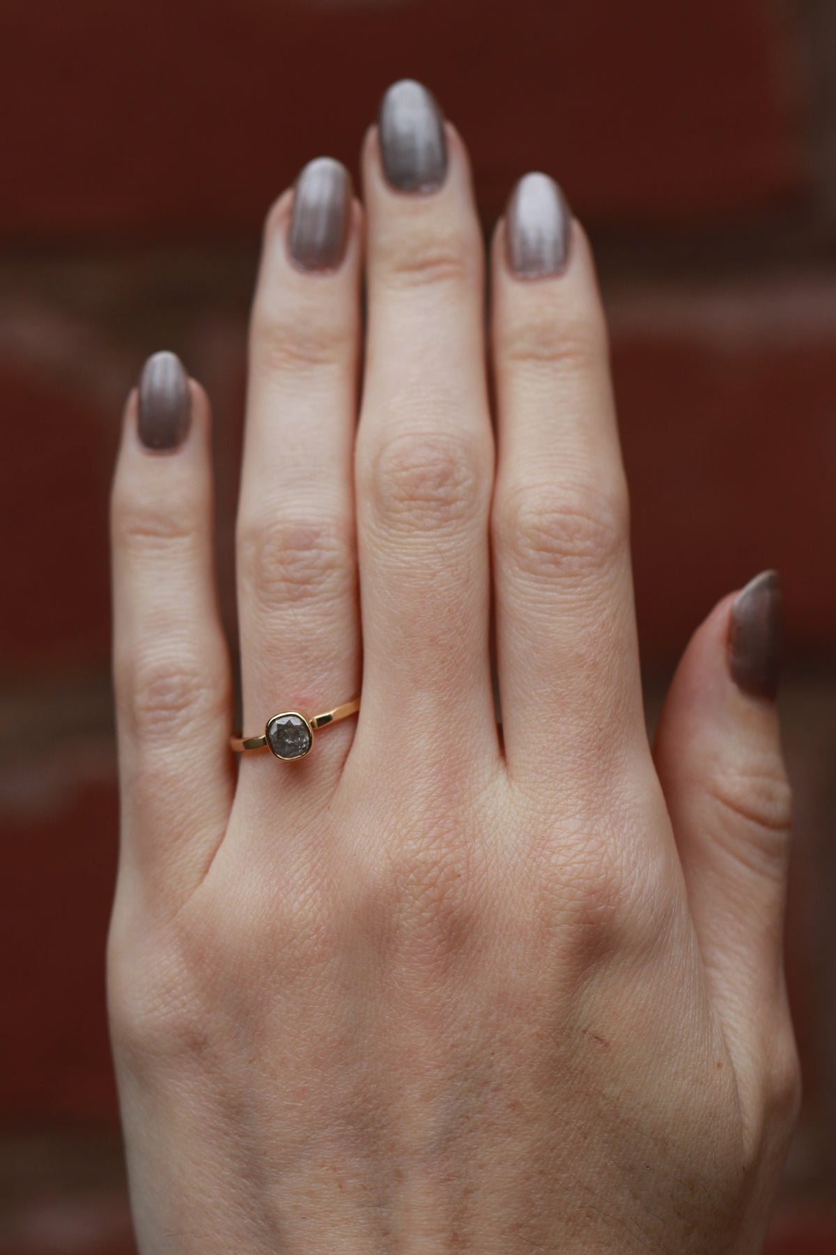 Salt and Pepper Diamond Ring BFCM Stock Ring 756A6101