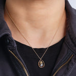 Large Freeform Citrine Necklace Necklaces 756A6410