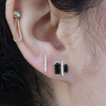 Cityscape Black Spinel and Diamond Tower Stud Earrings EARRING 756A6821_273e8866-fc56-4bf8-9e45-752543d5c7e3
