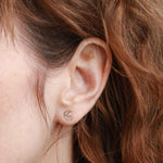 Diamond Moon Stud Earring by Celine Daoust 756A7267