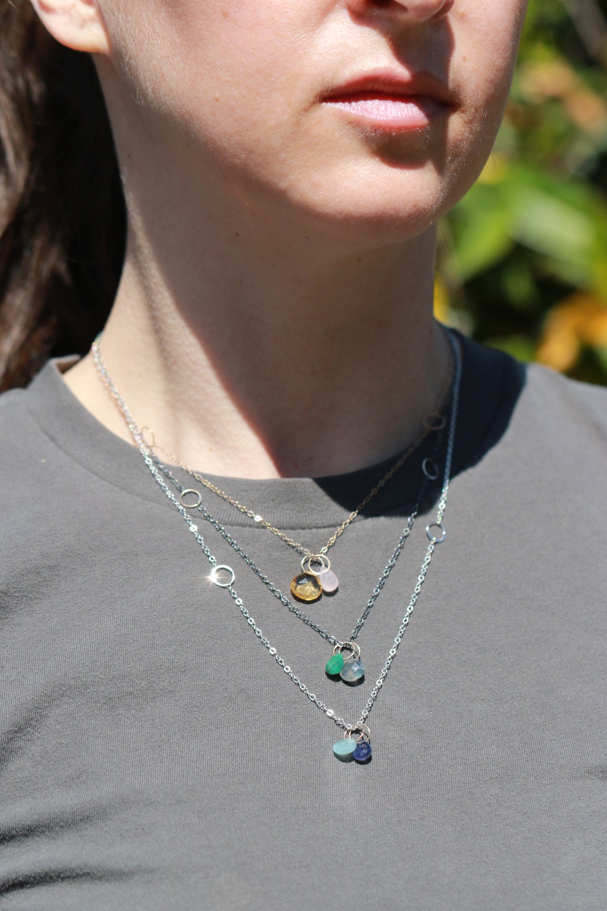 Classic Adjustable Chain Necklace - Sterling Silver Charm 756A9310_a1d05a7f-888e-4818-8269-a42013299f32