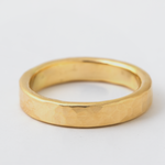 4mm Thick Hammered Solid Band - Yellow Gold 18 karat gold HIDDEN 905de60f7e7de3c0bcca873e1db2404346513dd5325e1190c0a72081f804bf52