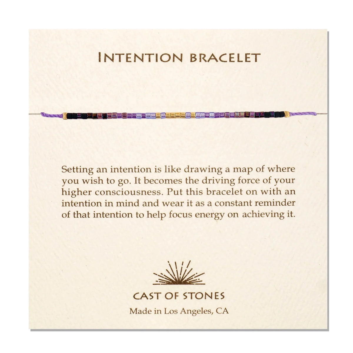 Violet Intention Bracelet by Cast of Stones Bracelet COS_violet01