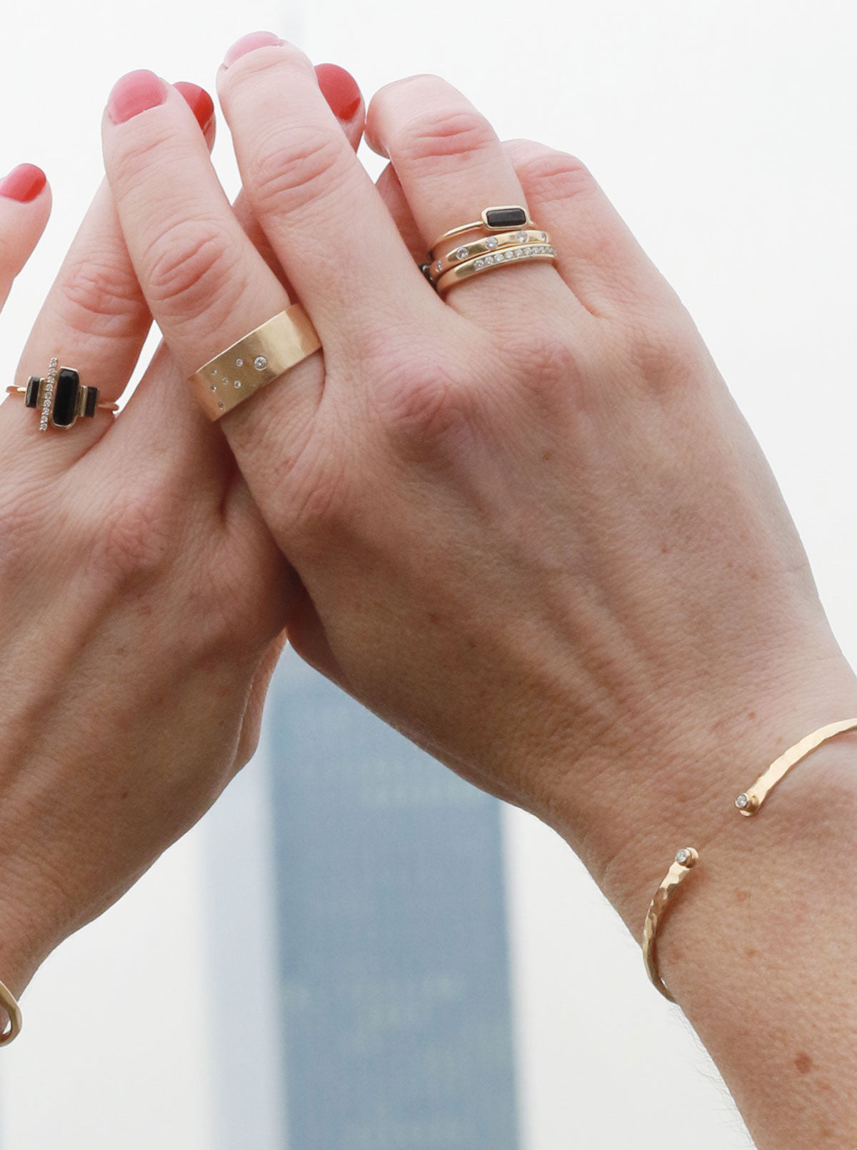 Cityscape Single Spinel Ring BFCM Stock Ring CS