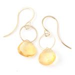 Citrine Single Drop Earrings EARRINGS E2255GCIT