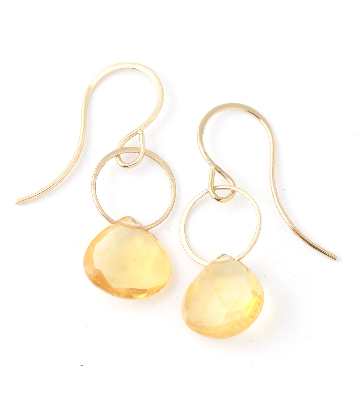 Citrine Single Drop Earrings EARRINGS E2255GCIT