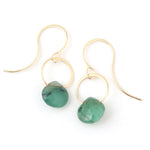 Emerald Single Drop Earrings EARRINGS E2255GEM_9280216a-4e2a-4c7d-bc0a-c37e284e08f1