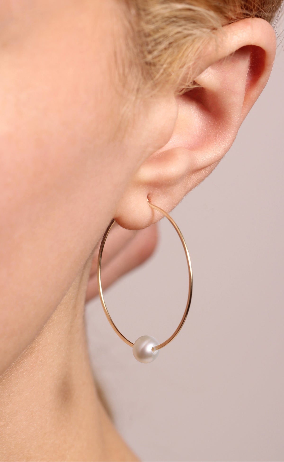 1.25 Inch Hoops with Single Floating Pearl Earrings E3028G-OMcopy_27bf5ef2-a260-4f6d-a263-b1126865737f