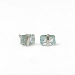 Bezel Wrapped Baguette Stud (half pair) Earrings E3111AQ_94df7854-b393-45a7-9238-158221bdabfe