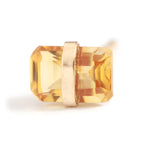 Bezel Wrapped Baguette Stud (half pair) Gold Citrine Earrings E3111CIT_copy_038d1edc-5990-490b-a5a1-c4ac90b98187