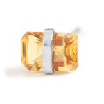 Bezel Wrapped Baguette Stud (half pair) Sterling silver Citrine Earrings E3111CITs_copy_f1e4741f-41a1-48cf-83ab-de406ae72a65
