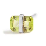 Bezel Wrapped Baguette Stud (half pair) Sterling silver Peridot Earrings E3111PDs_copy_efd162da-d5bb-45b6-a63b-5d8dcf771f02