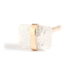 Bezel Wrapped Baguette Stud (half pair) Gold Rainbow Moonstone Earrings E3111RMS_02c199c5-030b-45ca-b5f5-25969f7d7c98