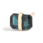 Bezel Wrapped Baguette Stud (half pair) Gold London Blue Topaz Earrings E3111TOP_eaf1ef49-8cfa-4603-9b41-512e1c366827