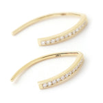 White Diamond Wishbone Hoop Earrings Earrings E3161-ecom