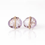Large Bezel Wrapped Freeform Stud Earrings Amethyst Earrings E3212GAMEcopy_1d61eb44-c90f-4dfd-ac16-6a5afd0293b1