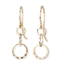 Triple Link White Diamond Drop Earrings E3220G