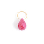 Ruby charm Gold Charm EC10G