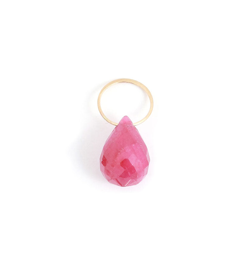Ruby charm Gold Charm EC10G