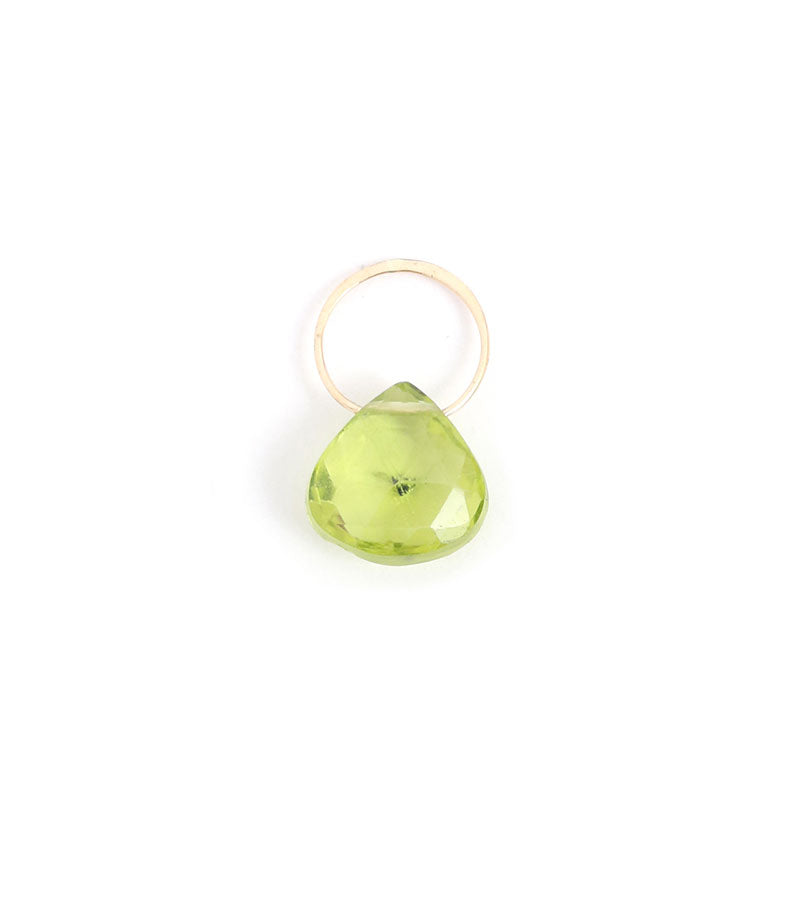 Peridot Charm Gold Charm EC11G
