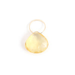 Citrine charm Gold Charm EC13G