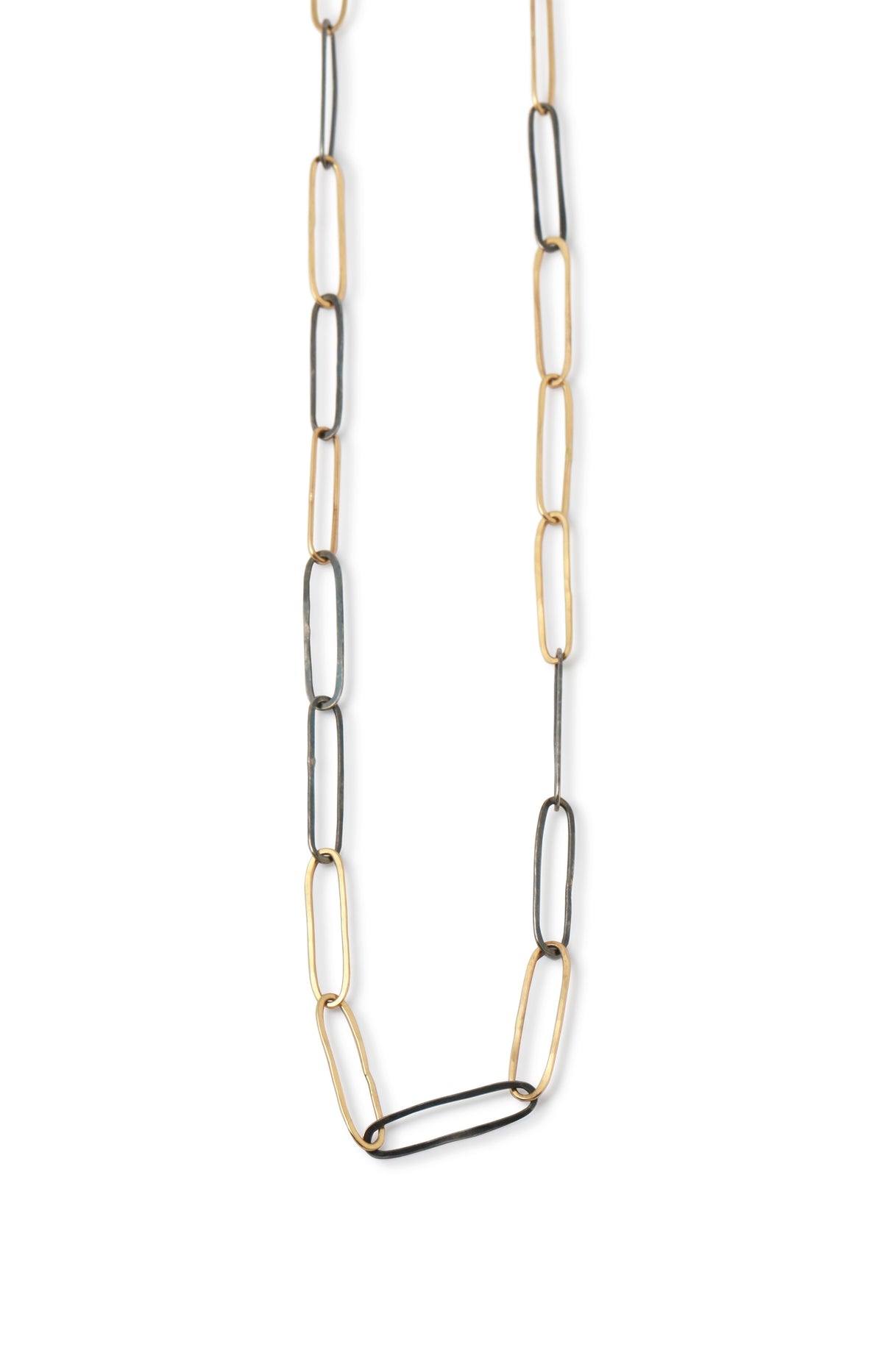 Paperclip Chain Necklace by Erin Cuff Necklace EC_Clipchain-3