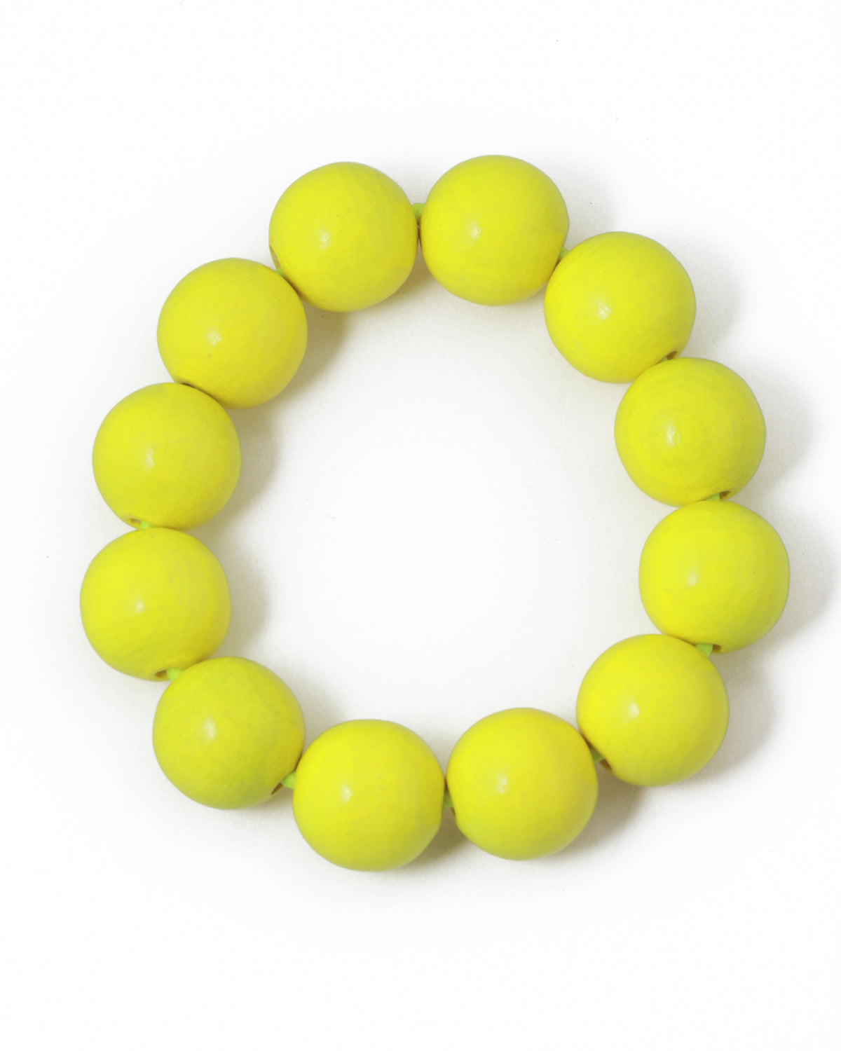 Big Perlen Bracelet in Neon Yellow by Ina Seifart Phone Accesories IS_BPBNY