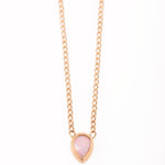Limited edition 14"-16" small opal pear necklace NECKLACE LN2171GOMCOPY