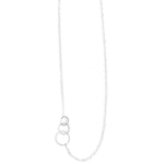 Graduated circle necklace Silver Necklaces N1103