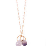 Blue Chalcedony and Iolite Necklace Gold Necklaces N1831GBCCopy