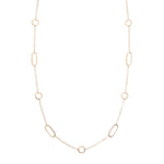 Multi shape full chain necklace Necklaces N2113