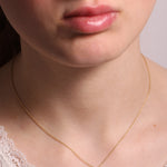 Rainbow Moonstone with Diamond Crescent Moon Pendant Necklace Necklace N2212GRMSOMCOPY