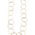 Round Link Chain Necklace gold Necklaces N300G
