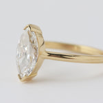 Armored Marquis Cut Diamond Ring BFCM Stock Ring OFK4401-2