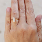 Armored Marquis Cut Diamond Ring BFCM Stock Ring OFK4401-onmodl