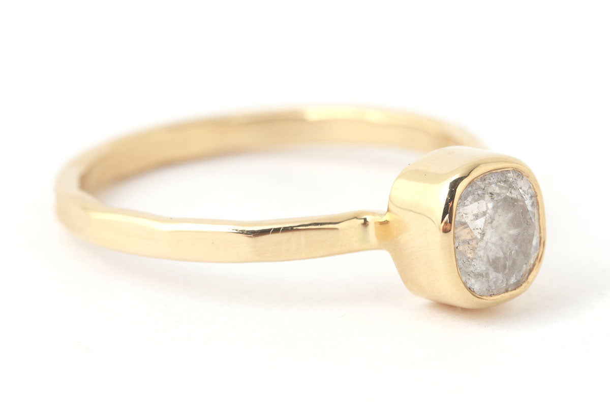 Salt and Pepper Diamond Ring BFCM Stock Ring OFK4419-2