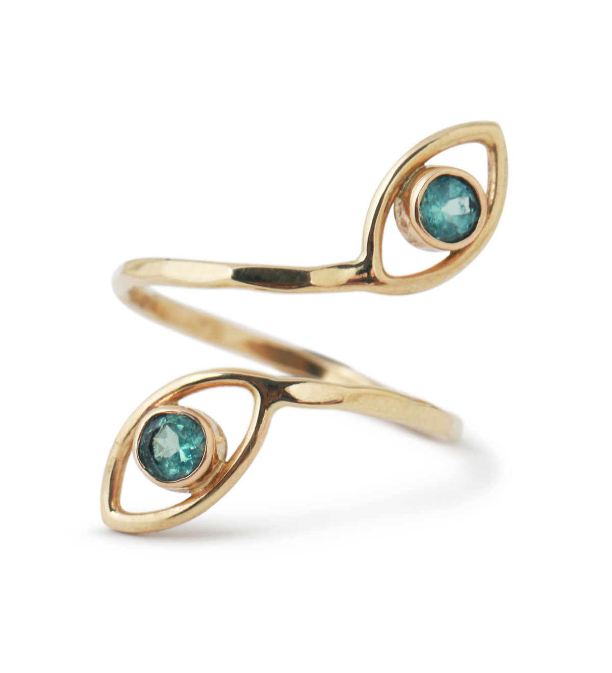 Apatite Spiral Peacock Ring BFCM Stock Ring OFK4433-ecom
