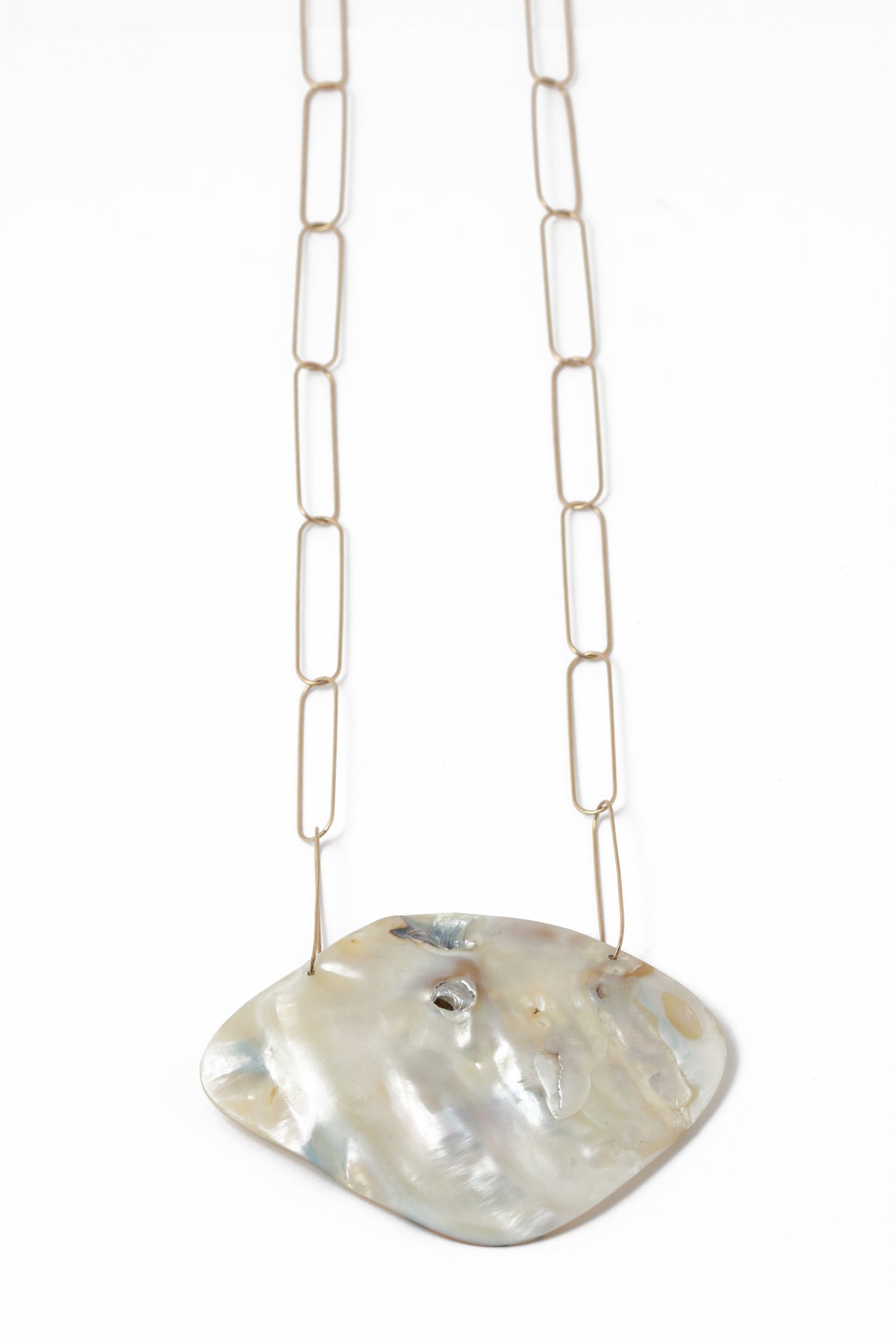 MJM x Alyssa Goodman Hand-painted Pearl Koi Necklace Necklace OFK4480
