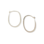 3/4 Inch Oval Hoop Earrings Earrings OHS-1