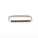 Black Diamond Square Ring RING R1288WGBLK